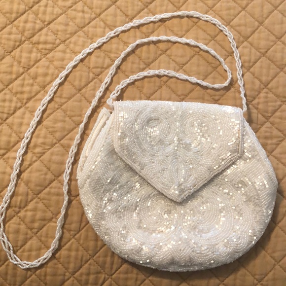 Vintage La Regale Hand-Beaded Evening Bag - Picture 1 of 13